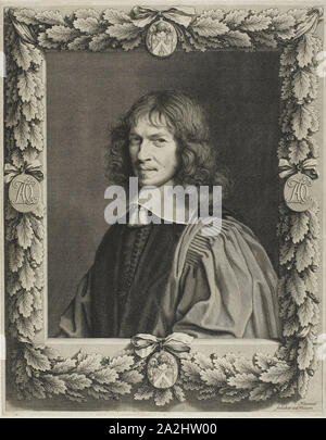 Denis Talon, 1656, Robert Nanteuil, Französisch, 1623-1678, Frankreich, Gravur auf Papier, 371 x 291 mm Stockfoto