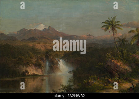 Blick auf den Cotopaxi, 1857, Frederic Edwin Church, amerikanischen, 1826 - 1900, United States, Öl auf Leinwand, 62,2 × 92,7 cm (24 1/2 x 36 1/2 in. Stockfoto