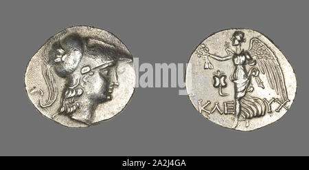 Tetradrachme (Münze), die die Göttin Athene, 190/36 v. Chr., Griechischer, Pamphylien, Silber, Durchm. 2,9 cm, 15,82 g Stockfoto