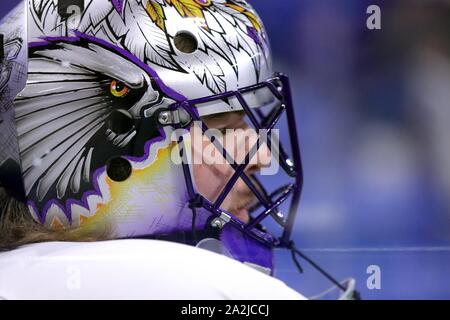 2019 World Indoor Lacrosse Irokesen Staatsangehörigen Goalie Stockfoto