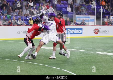 2019 England vs USA box Lacrosse Weltmeisterschaft Stockfoto