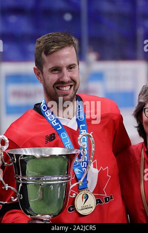 Lacrosse Team Canada gewinnt Gold 2019 Stockfoto