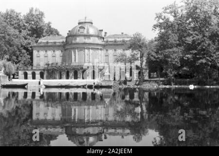 Ein Ausflug nach Marbach, Deutsches Reich 30er Jahre. Eine Reise nach Marbach, Deutschland 1930. Stockfoto