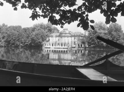 Ein Ausflug nach Marbach, Deutsches Reich 30er Jahre. Eine Reise nach Marbach, Deutschland 1930. Stockfoto