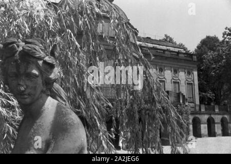 Ein Ausflug nach Marbach, Deutsches Reich 30er Jahre. Eine Reise nach Marbach, Deutschland 1930. Stockfoto