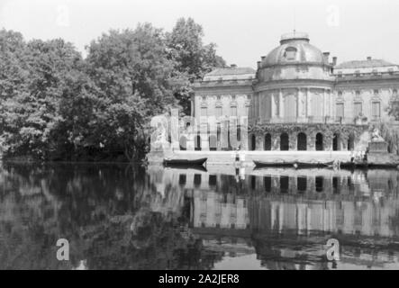 Ein Ausflug nach Marbach, Deutsches Reich 30er Jahre. Eine Reise nach Marbach, Deutschland 1930. Stockfoto