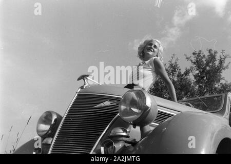 Eine Reise nach Kitzingen, Deutsches Reich 30er Jahre. Eine Reise nach Kitzingen, Deutschland 1930. Stockfoto