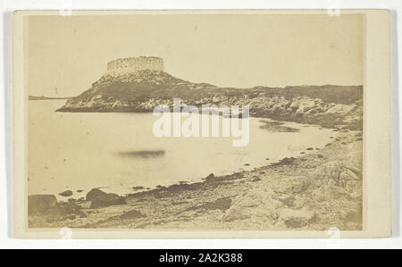 Fort Knödel, 1859/74, James Wallace schwarzen, amerikanischen, 1825-1896, United States, Eiklar drucken, 5,7 x 9 cm (Bild), 6,1 x 10 cm (Karte Stockfoto