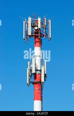 Handy Sender Mast, Communications Tower Stockfoto