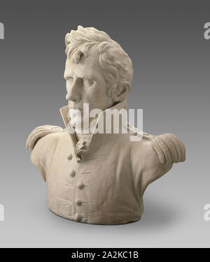 General Andrew Jackson, 1819, William Rush, amerikanischen, 1756-1833, Philadelphia, Terrakotta, 50,5 × 47,9 × 22,2 cm (19 7/8 x 18 7/8 x 8 3/4 in Stockfoto