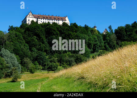 Schloss Heiligenberg im Linzgau nahe dem Bodensee, Landkreis Bodensee, Baden-Württemberg, Deutschland Stockfoto