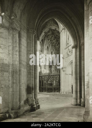 Ely Cathedral: Octagon vom südlichen Seitenschiff, C. 1891, Frederick H. Evans, Englisch, 1853 - 1943, England, Laterne Folie, 8,2 × 8,2 cm Stockfoto