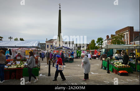 Ripon Markt Yorkshire England Großbritannien Stockfoto