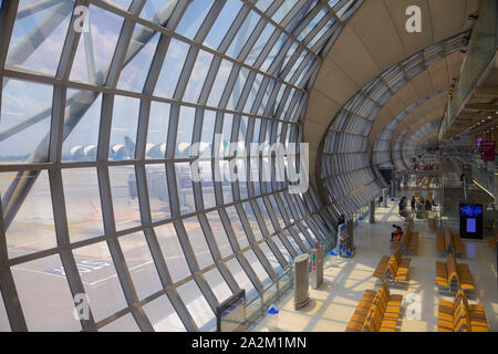 Gates am Suvarnabhumi International Airport in Bangkok, Thailand Stockfoto