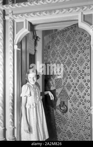 Ein 206 der Krupp-Schule in Berndorf, Deutsches Reich 30er Jahre. Besichtigung des Krupp-School in Berndorf, Deutschland 1930. Stockfoto