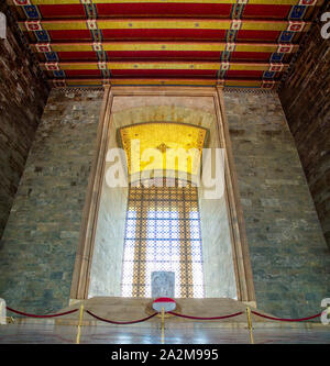 Grab und Mausoleum von Atatürk. Mustafa Kemal Atatürk (erste türkische Präsident), Grabstätte. Ankara. 28.06.2019. Türkei Stockfoto