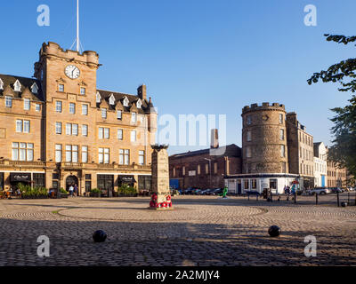 Ehemalige Seamans Mission jetzt ein Malmaison Hotel Tower Place am Ufer Leith Edinburgh Schottland Stockfoto