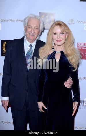 Joel Diamond, Rebecca Holden in der Ankunftshalle für Familie Film Awards Feier, Universal Hilton, Universal City, CA September 29, 2019. Foto von: Priscilla Grant/Everett Collection Stockfoto