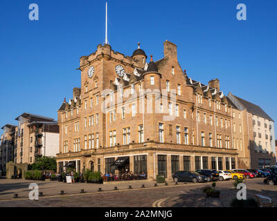 Ehemalige Seamans Mission jetzt ein Malmaison Hotel Tower Place am Ufer Leith Edinburgh Schottland Stockfoto