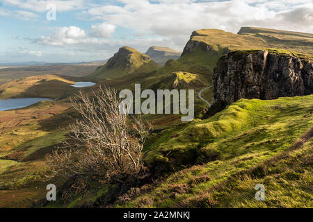 Die quiraing und Trotternish Ridge, Isle of Skye, Schottland
