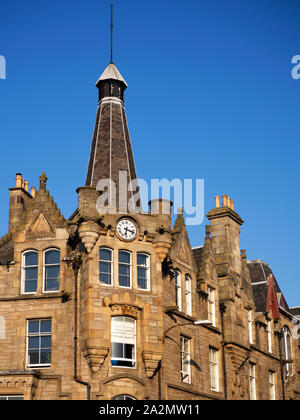 Uhr Gebäude am Ufer in Leith Edinburgh Schottland Stockfoto