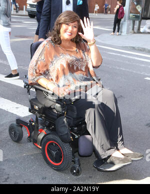 New York, USA. 02 Okt, 2019. Abby Lee Miller am Bau reihe Förderung der neuen Saison Tanz Mammen in New York. Oktober 02, 2019. Credit: Rw/Medien Punch/Alamy leben Nachrichten Stockfoto