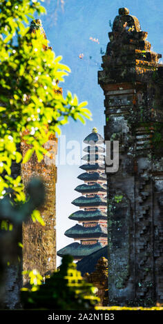 Pura Ulun Danu Beratan Tempel auf Bali Stockfoto