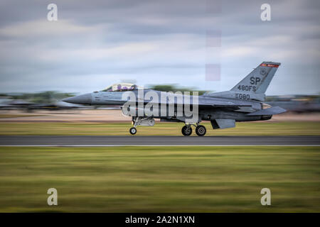 United States Air Force General Dynamics F-16 Fighting Falcon Stockfoto