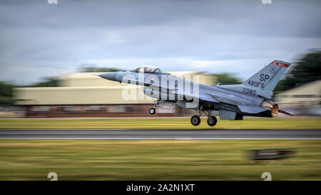 United States Air Force General Dynamics F-16 Fighting Falcon Stockfoto