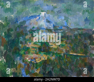 Le Mont Sainte-Victoire vu des Lauves, 1904/1906, Öl auf Leinwand, 59,9 x 72,2 cm, unmarkierte, Paul Cézanne, Aix-en-Provence 1839 - 1906 in Aix-en-Provence Stockfoto