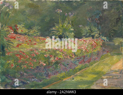 Der Garten am Wannsee in Berlin, 1928, Öl auf Leinwand, 54,5 x 75 cm, signiert unten rechts: M Liebermann, Max Liebermann, Berlin 1847 - 1935 Berlin Stockfoto