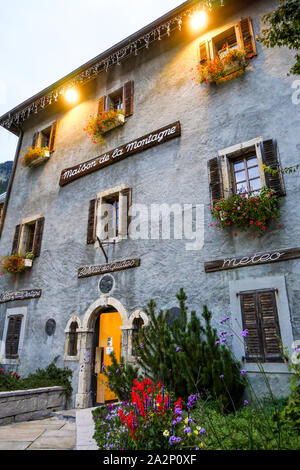 Chamonix Bergführer Büro, Chamonix-Mont-Blanc, Haute-Savoie, Frankreich Stockfoto