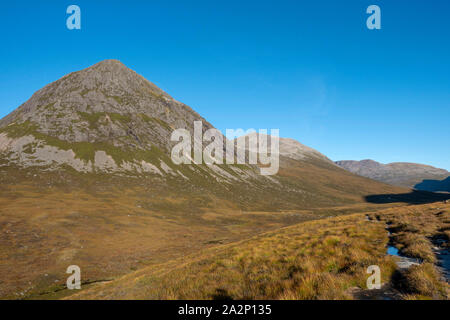 Lairig Ghru Route entlang, im Herzen des Cairngorms National Park Schottland, das zu den Teufeln Punkt Braeriach Ben Macdui und Engel Peak führt Stockfoto