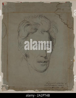 Thomas Sully, American, 1783-1872, Andrew Jackson, nach der Schlacht von New Orleans, zwischen 1783 und 1872 Stockfoto