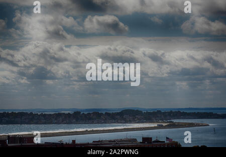 Wolken tragen zur Schönheit im Himmel in alle Arten von Wetter. Stockfoto