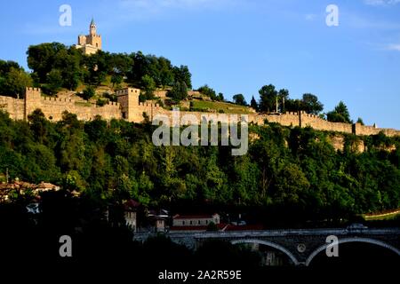 Tsarevets Fotress in Veliko Tarnovo - Balkan mountais - Bulgarien Stockfoto