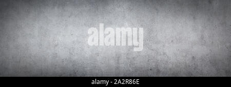 Textur von alten, grungy, grauen und weißen Beton oder Zement Wand für Hintergrund Stockfoto