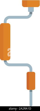 Brace Symbol. Flache Darstellung der Strebe vektor Symbol für Web Design Stock Vektor