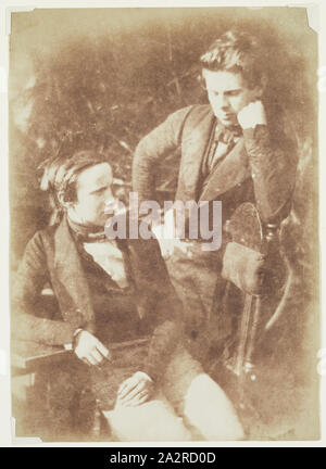 Robert Adamson, Schottische, 1821-1848, David Octavius Hill, Scottish, 1802 - 1870, Charles und George Drysdale, Ca. 1845, calotype, Bild: 7 7/8 x 5 1/2 Zoll (20 x 14 cm Stockfoto