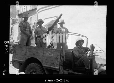 Angriff der Rebellen auf Bethlehem, Sept. 14, "38. Ankunft der Truppen Stockfoto