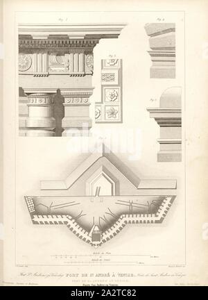 Fort St. Andrew in Venedig, Fort Sant'Andrea in Venedig, unterzeichnet: J.A.Leveil del, Bury et Ribault sc, Abb. 49, S. 218, Léveil, Jean-Arnaud (Del.); Bury, Jean Baptiste Marie (sc.); Ribault, Auguste Louis François (sc.), 1853, Jules Gailhabaud: Denkmäler anciens et modernes: Sammlung Formant une histoire de l'architecture des différents peuples à toutes les Epochen. Paris: Librairie de Firmin Didot Freres, 1853 Stockfoto