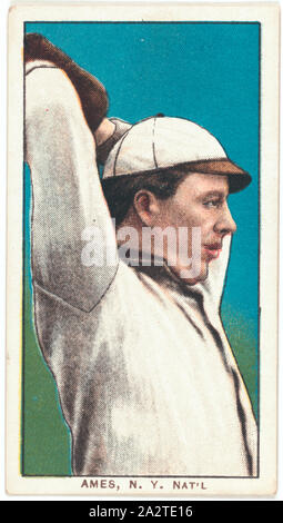 Red Ames, New York Giants, Baseball card Portrait Stockfoto