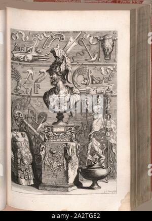 Eine Statue von Lucius Scipio;, Büste von Publius Cornelius Scipio Africanus, der Ältere, Signiert G. C. Eimart sculp, Abb. 7, G, nach S. 64,, Georg Christoph Eimmart (sc.), 1774, Joachim von Sandrart: Teutsche Academie der Bau-Bildhauer- und Maler-Kunst: Worinn sterben Regeln und Lehrsätze of this Künste gegeben, nicht weniger zu sterben mehrerer Erläuterung und Beispiele Beispiele der alten und neuen Künstler in Kupfer beygefüget worden, wie solche in Rom auf das genaueste abgezeichnet sind: nebst den Lebensbeschreibungen und Beispiele der griechischen, römischen und neuen Künstler, ingleichen der Anzeige ihrer vornehmsten Stockfoto