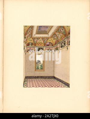 Scott Zimmer, Zimmer im Sommer Haus im Garten des Buckingham Palace, Taf. 17, S. 11, Ludwig Gruner; Anna Jameson: Die Dekorationen der Garten - Pavillon auf dem Gelände des Buckingham Palace. London: publ. von John Murray; Longman & Co.; S. & D. Colnaghi; F. G. Mond; und L. Gruner, MDCCCXLVI Stockfoto