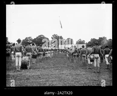 Reenactment von Pickett Kostenlos in der Schlacht von Gettysburg. Pennsylvania Stockfoto