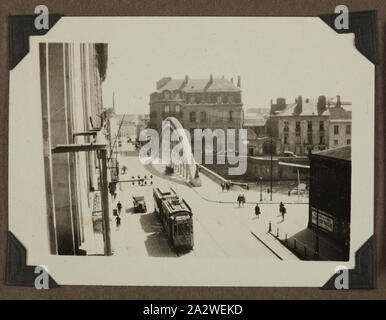 Fotografie - Stadtbild, Nantes, Frankreich, ca. 1927, einer der 90 drei Bilder von einem Foto Album nach Australien geholt von Archibald Gordon Maclaurin migriert, wenn er im Jahr 1928. Es schließt frühe Fotos seiner Vorbereitung der Migration für Reisen nach Frankreich, sowie Fotos, die er einmal in Australien hinzugefügt, inklusive Fotos, die ihm von Familie in England geschickt, und Bilder aus seiner Migration Stockfoto