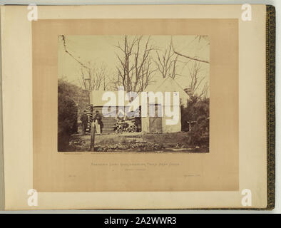 Residence, Chief Quartiermeister, dritte Armee Korps, Brandy Station/Negative von J. Gardner, positiv durch eine Gardner. Stockfoto