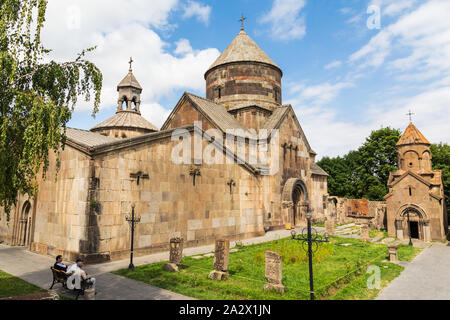 Armenien. Tsakhkadzor. Kecharis Kloster. August 15, 2018. Ein 11 C. in der mittelalterlichen Klosteranlage. Saint Grigor, surp Katoghike Nshan und Kirchen. Stockfoto