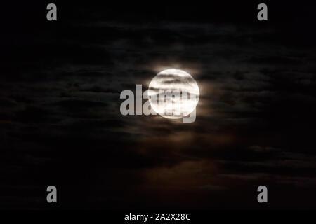 Super-Mond, Vancouver British Columbia Kanada, 14. November 2016 Stockfoto