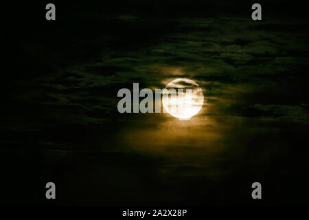 Super-Mond, Vancouver British Columbia Kanada, 14. November 2016 Stockfoto